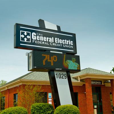 Picture of General Electric Federal Credit Union sign
