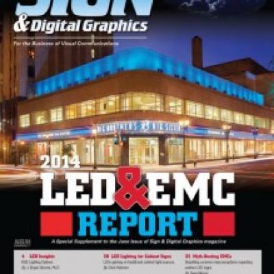 Picture of LED & EMC Report sign