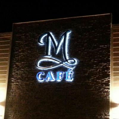 Picture of M Cafe sign