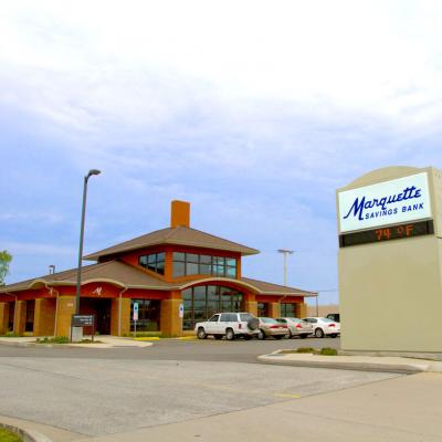 Picture of Marquette Savings Bank sign